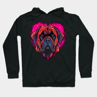 English Mastiff Valentine Day Hoodie